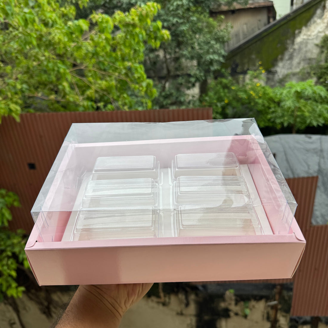 Trending Rectangle Mousse Cup Box (10pc)