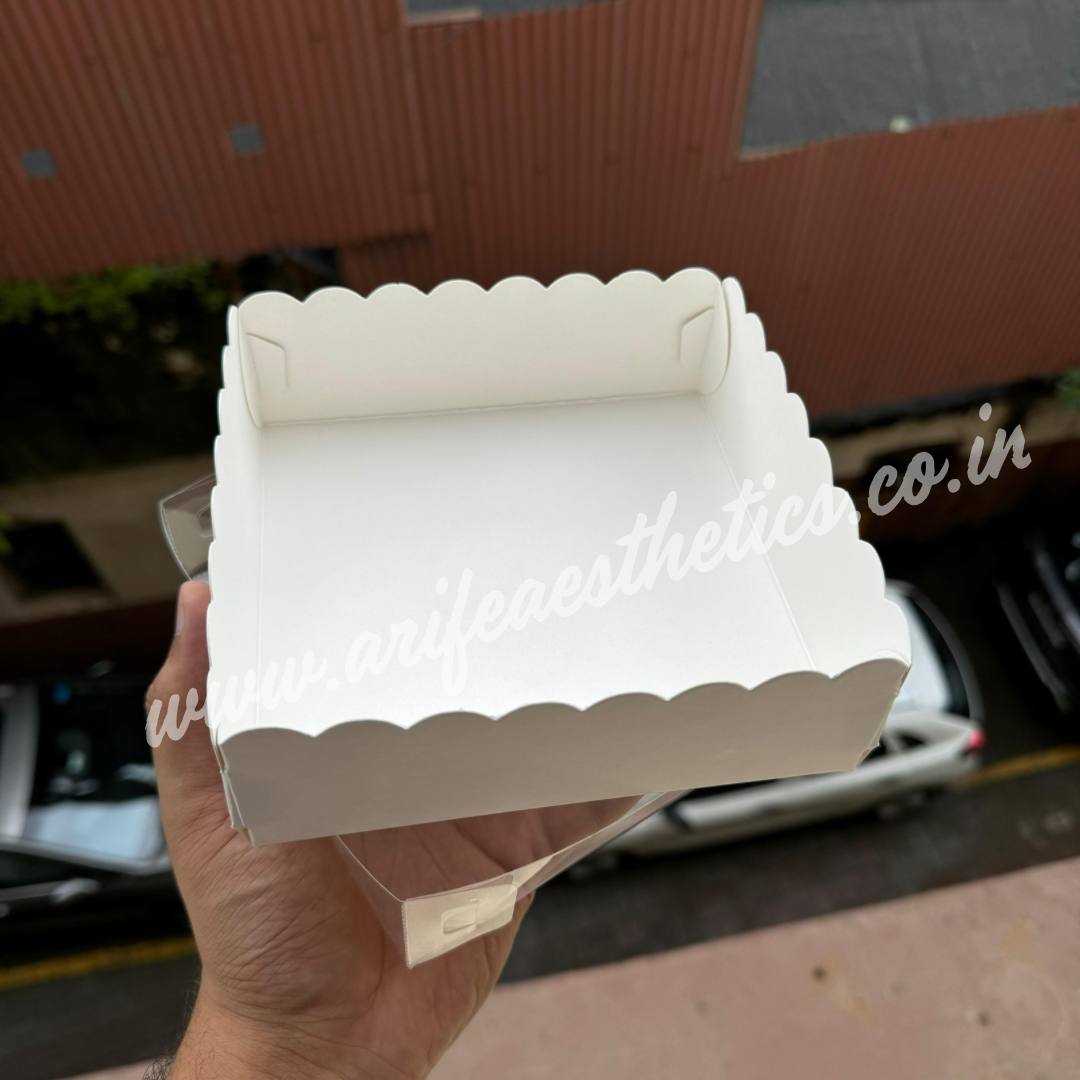 Bento Cake / Cookie / Brownie Box With Lid (10pcs)