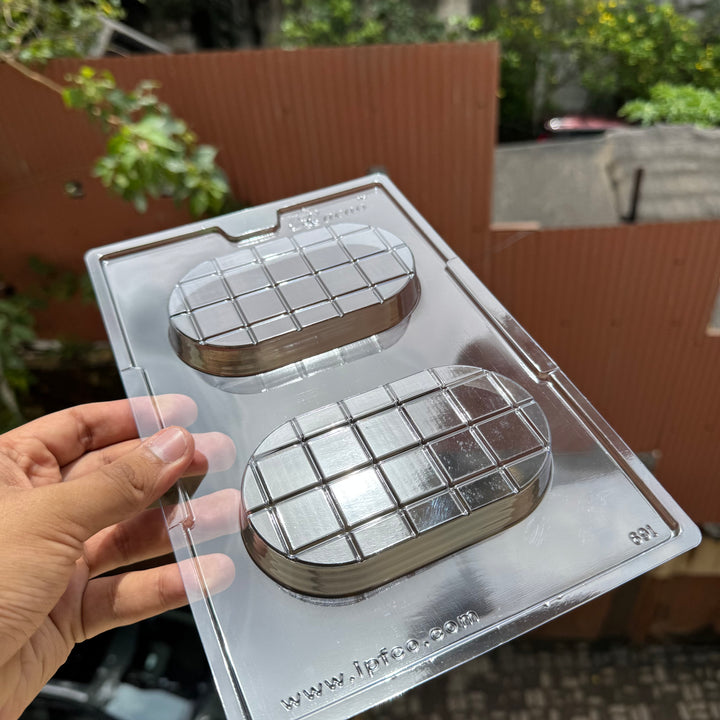 Ganpati Kunafa Bounty Chocolate Cacao PVC Mould #691