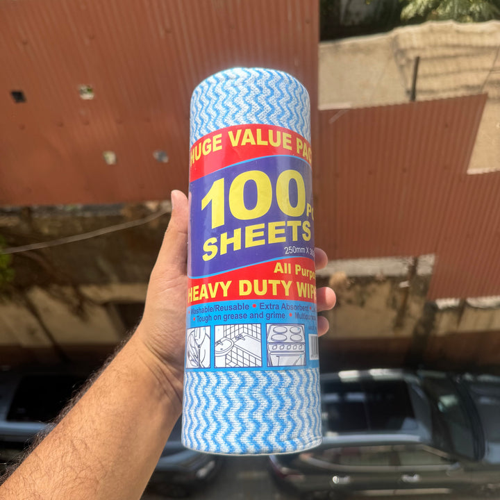 Heavy duty wiper 100 sheet per roll