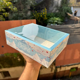 Christmas Hamper Box With Transparent Lid