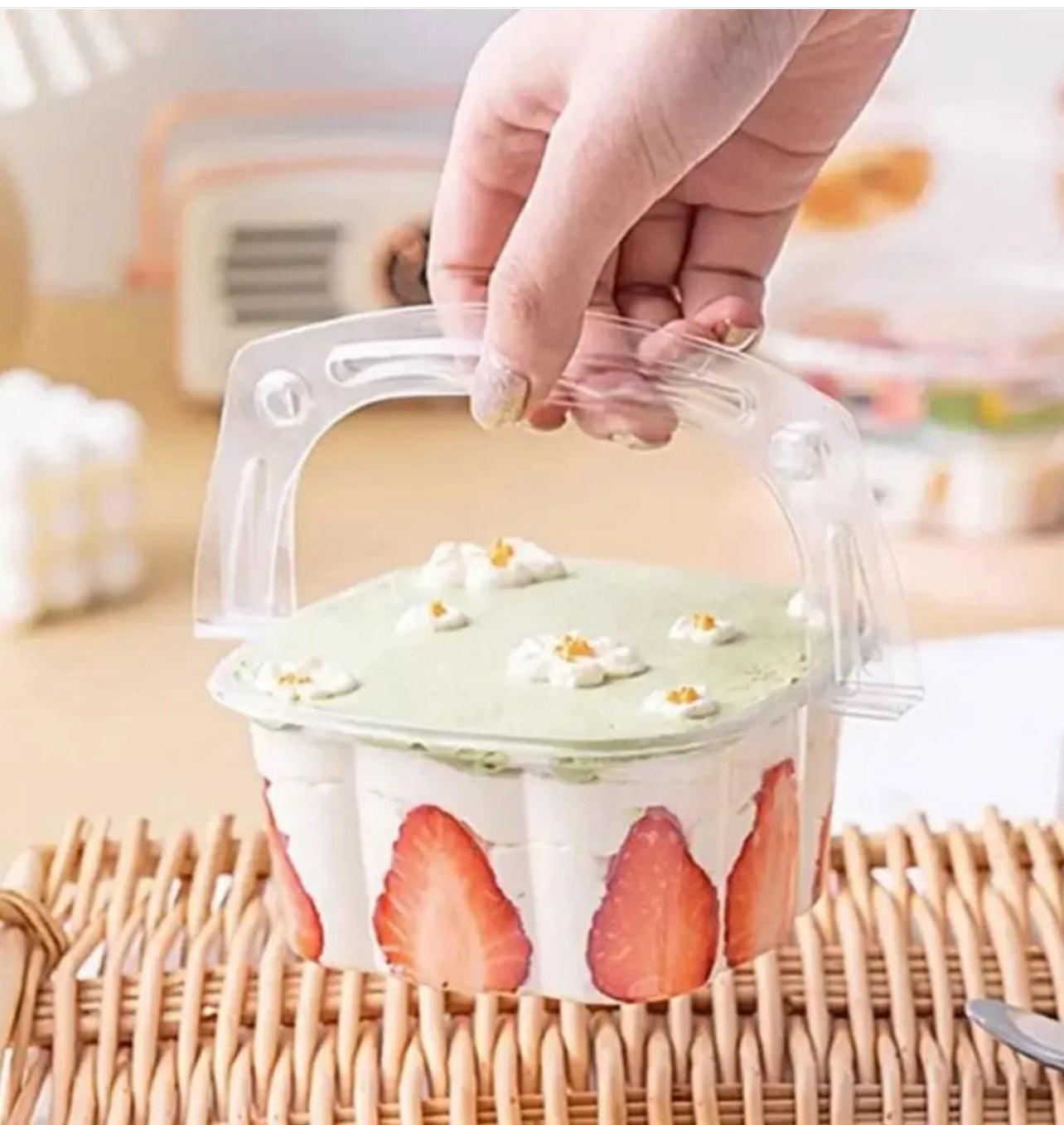 Bag Dessert Container PVC (10pcs) Big