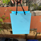 Fancy Gift Bag Blue (10pc) 7x4x9inch