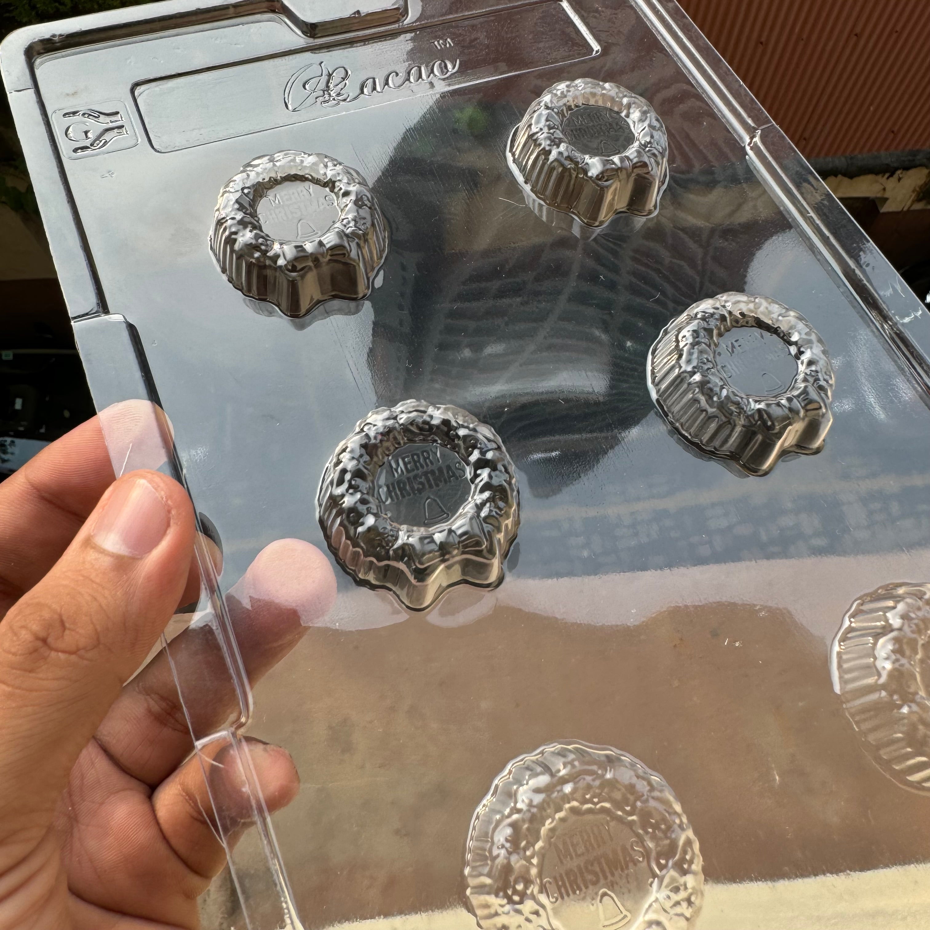 Christmas Wreath Cacao Mould