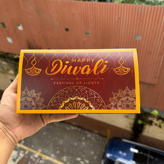 Diwali Slider Box - 8 Cavity - For Chocolates / Candles / Truffles / Brownies / Mithai’s & More (10pc)