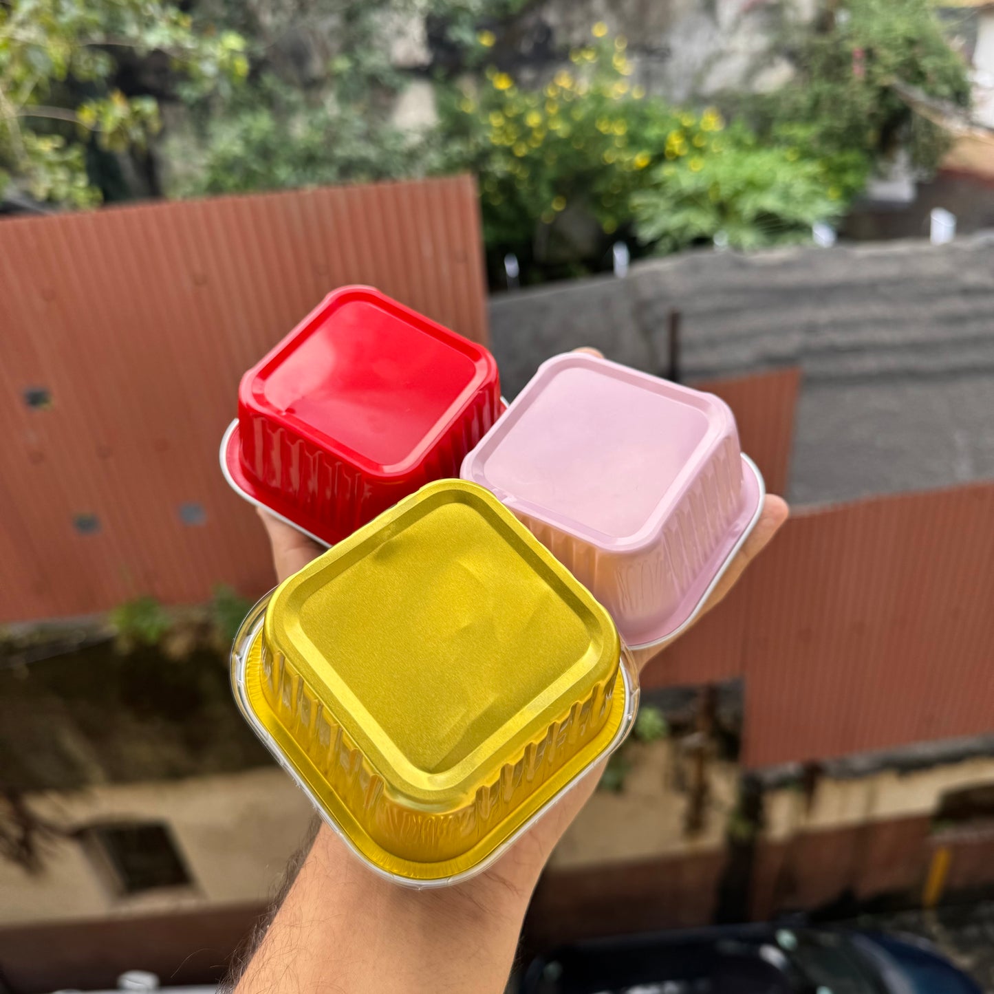 Foil Container Square 10pc