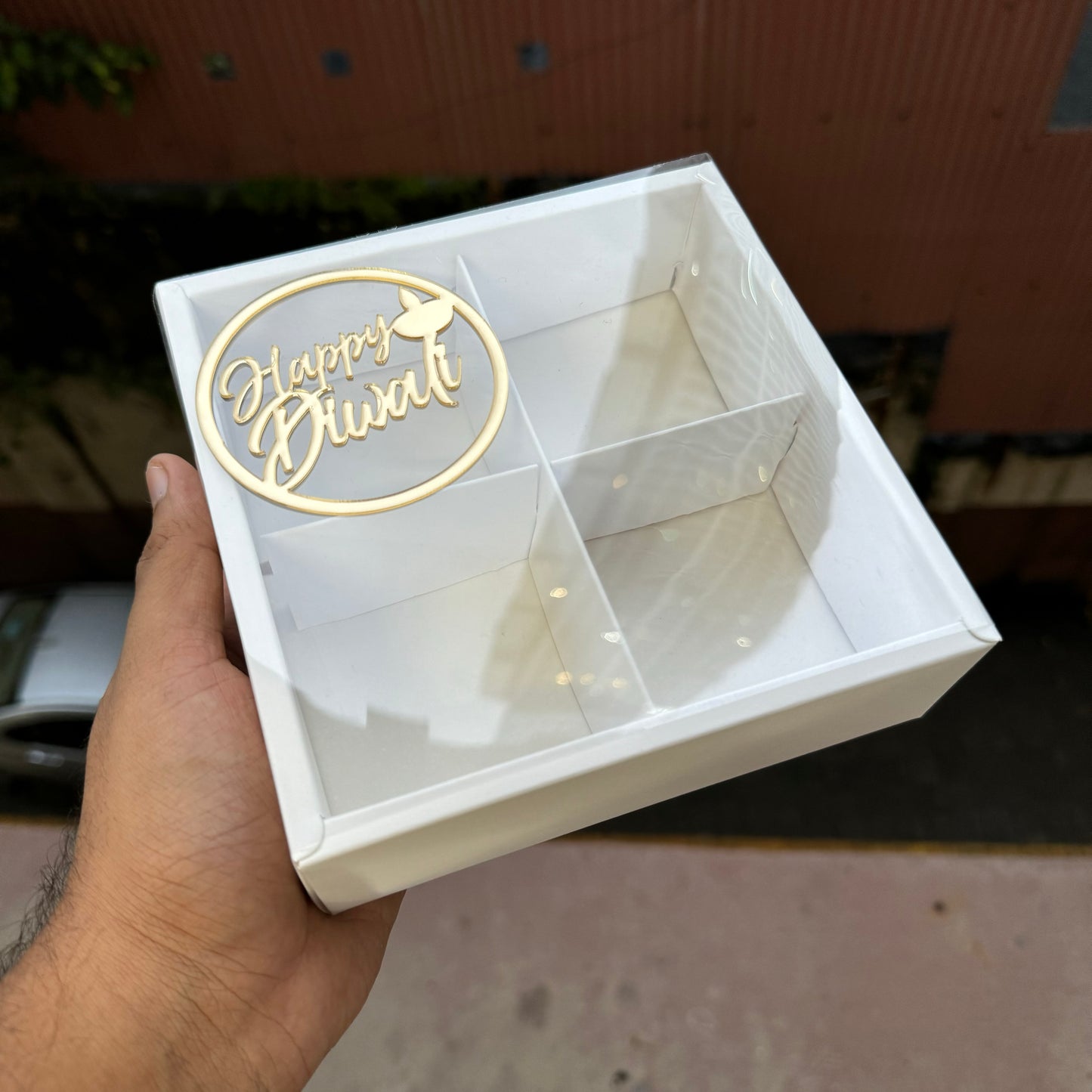 Diwali Brownie Partition Box