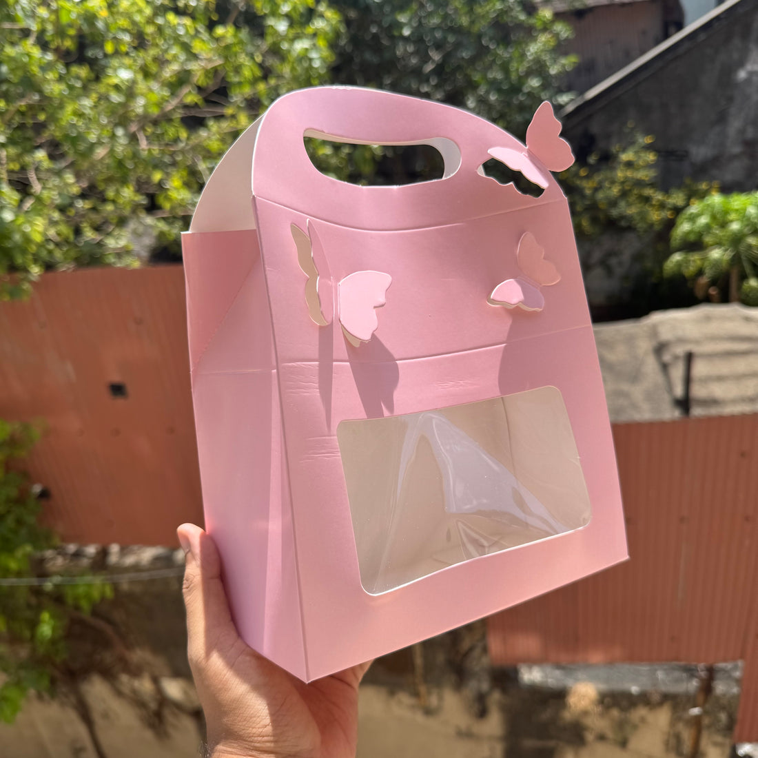 Butterfly Hamper Bag - Pink (5pc)
