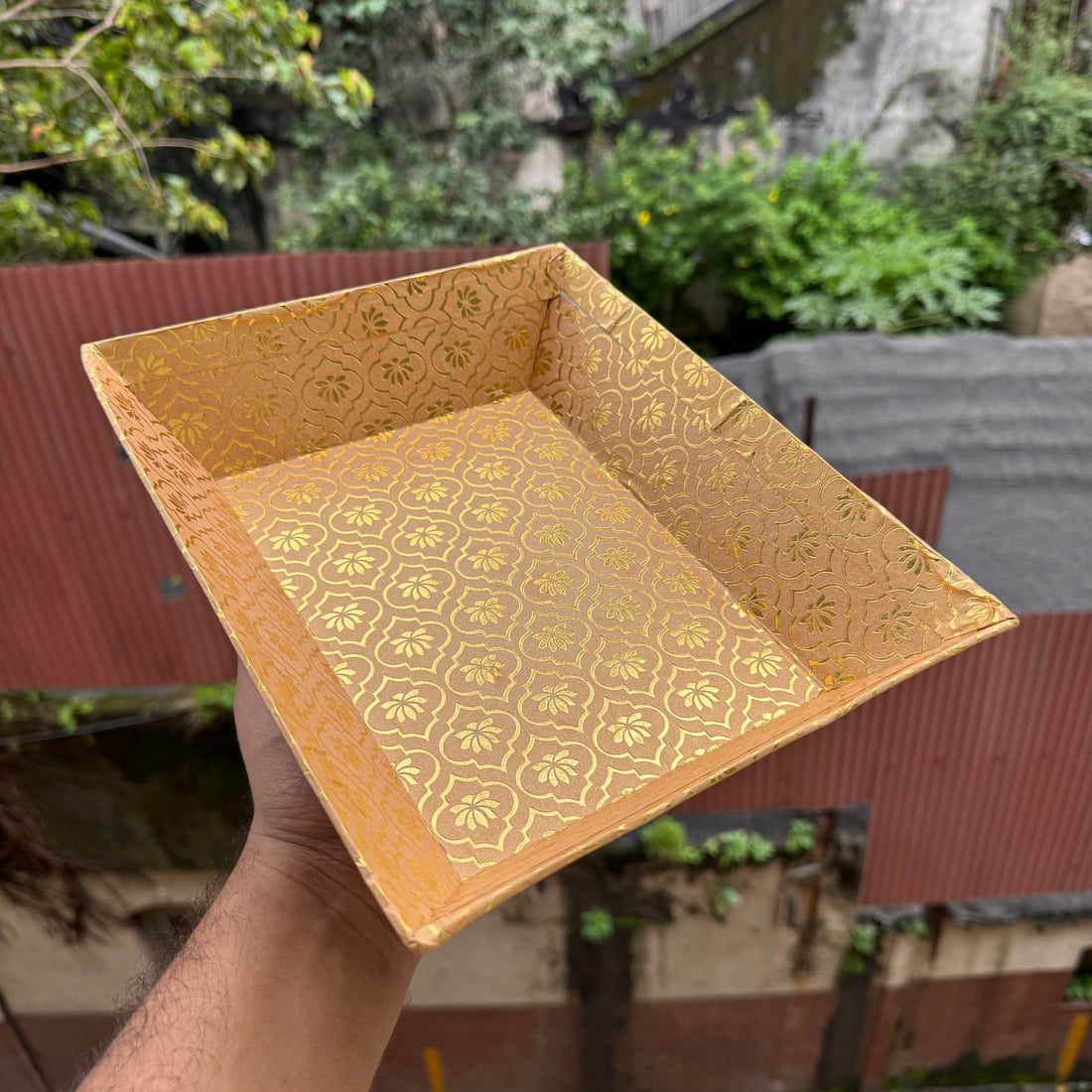 Festive Hamper Rectangle Tray (5pc)