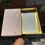 Pastel Petals Collection - 15 Cavity Size 8 Brownie Box / Dry Fruit Peach (10pc) Top Bottom