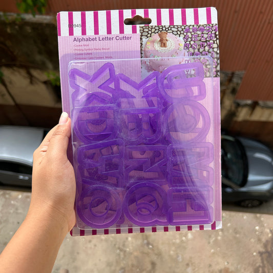 Alphabet Cookie Cutter