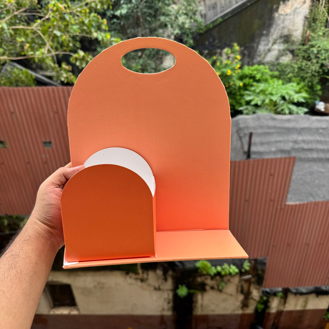 Collapsible Arch Stand Tangerine