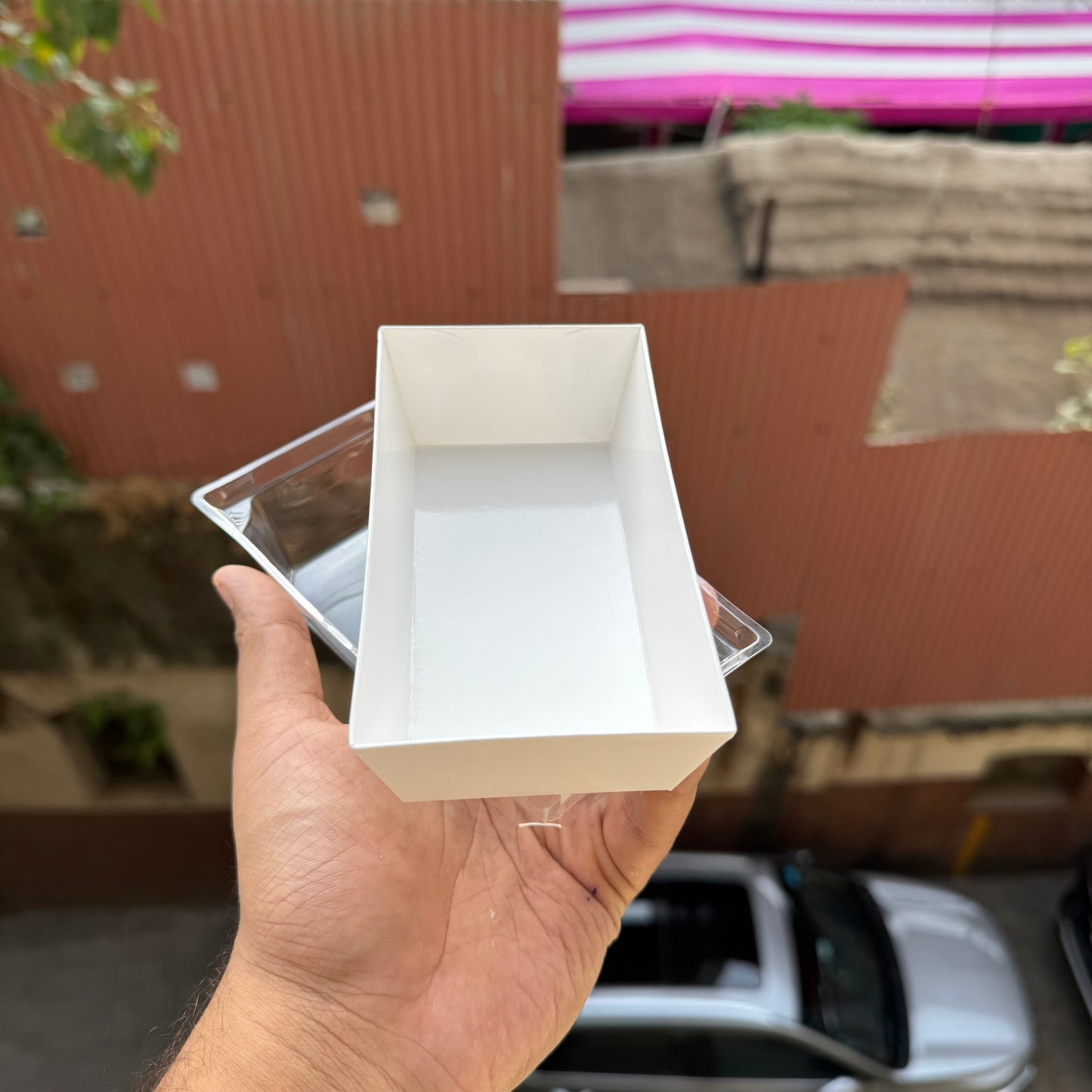 Loaf Liner With Lid White Small (10pc)