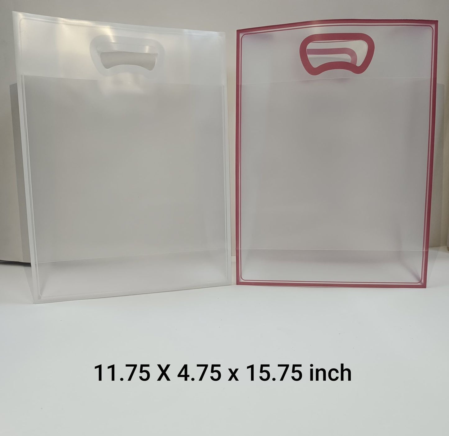 Frosted D Cut Bag (10pc)