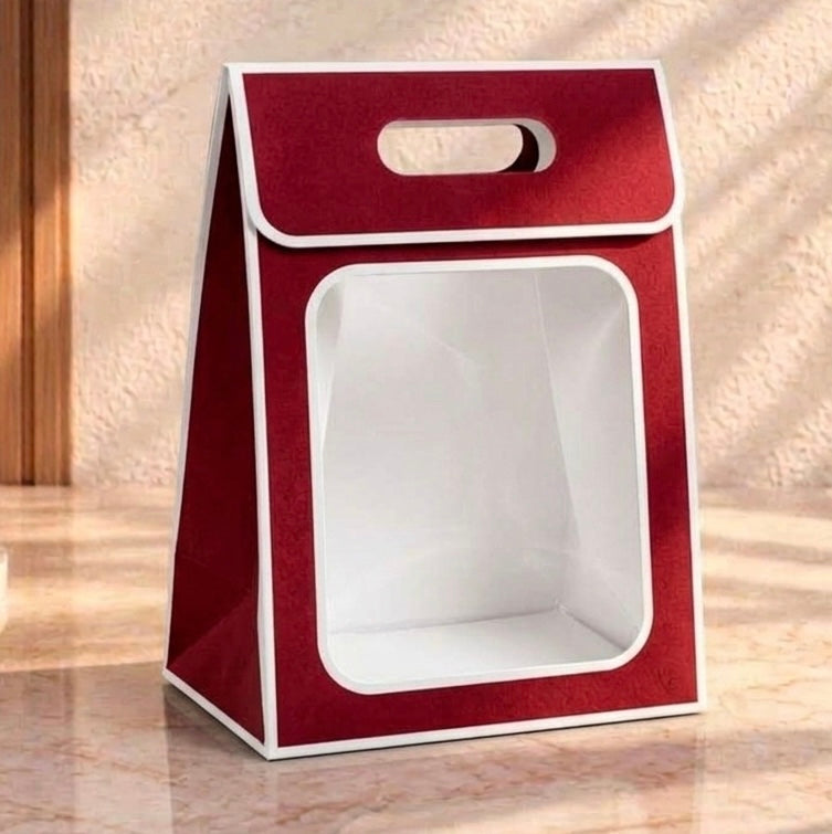 The Frame Hamper Tote Bag (10pc) | 12x9x5inch | Red