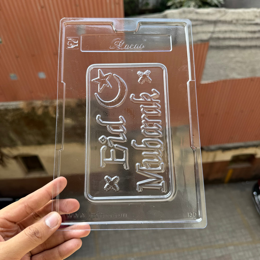 Eid Mubarak Chocolate Bar PVC Mould