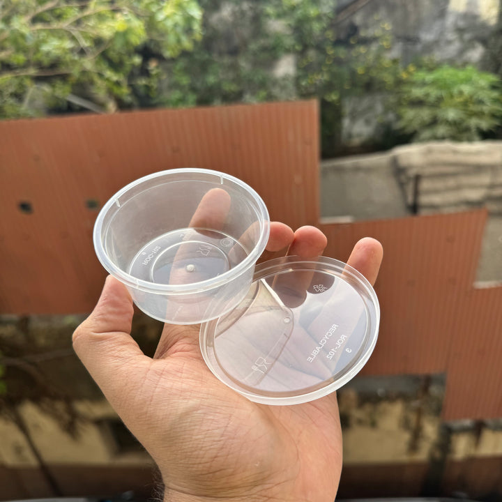 100Ml Dip / Sauce Box With Lid 50pc pack