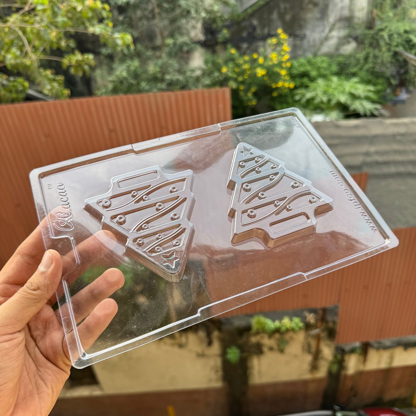 Xmas Christmas Tree Pvc Cacao Chocolate Mould