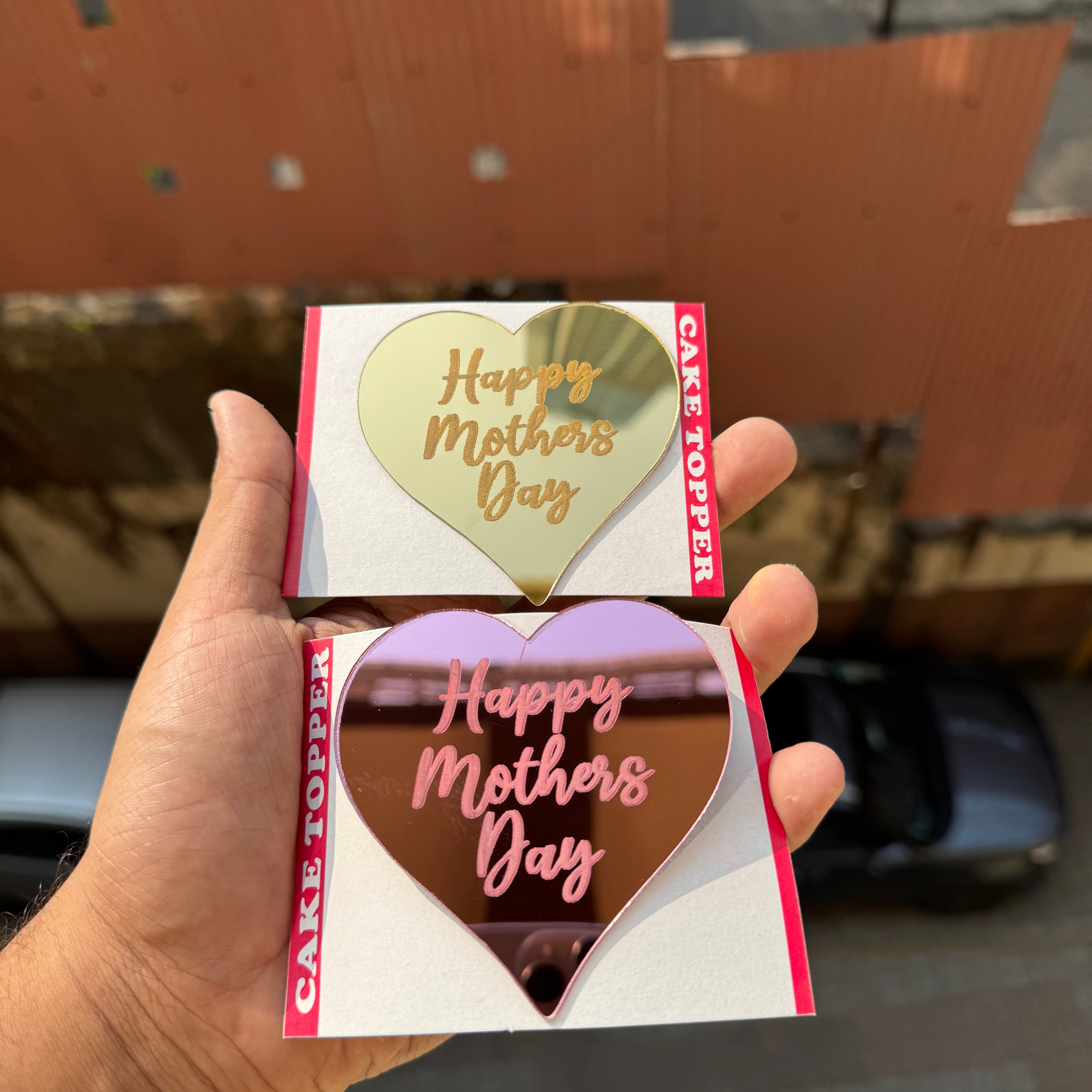 Mother’s Day Acrylic Topper / Tag (10pc)