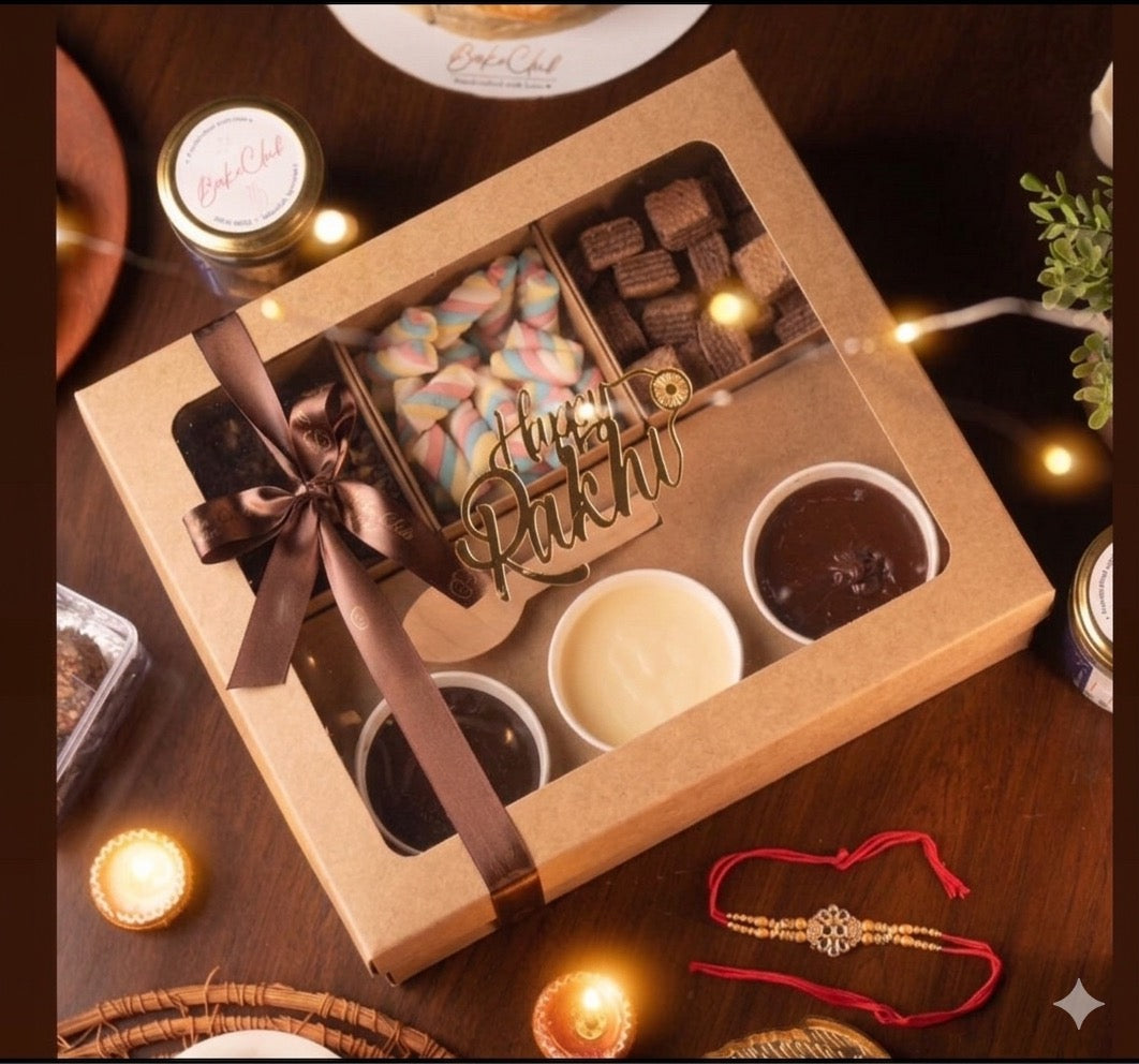 Platter Dessert / Savoury Box Kraft (10pc)