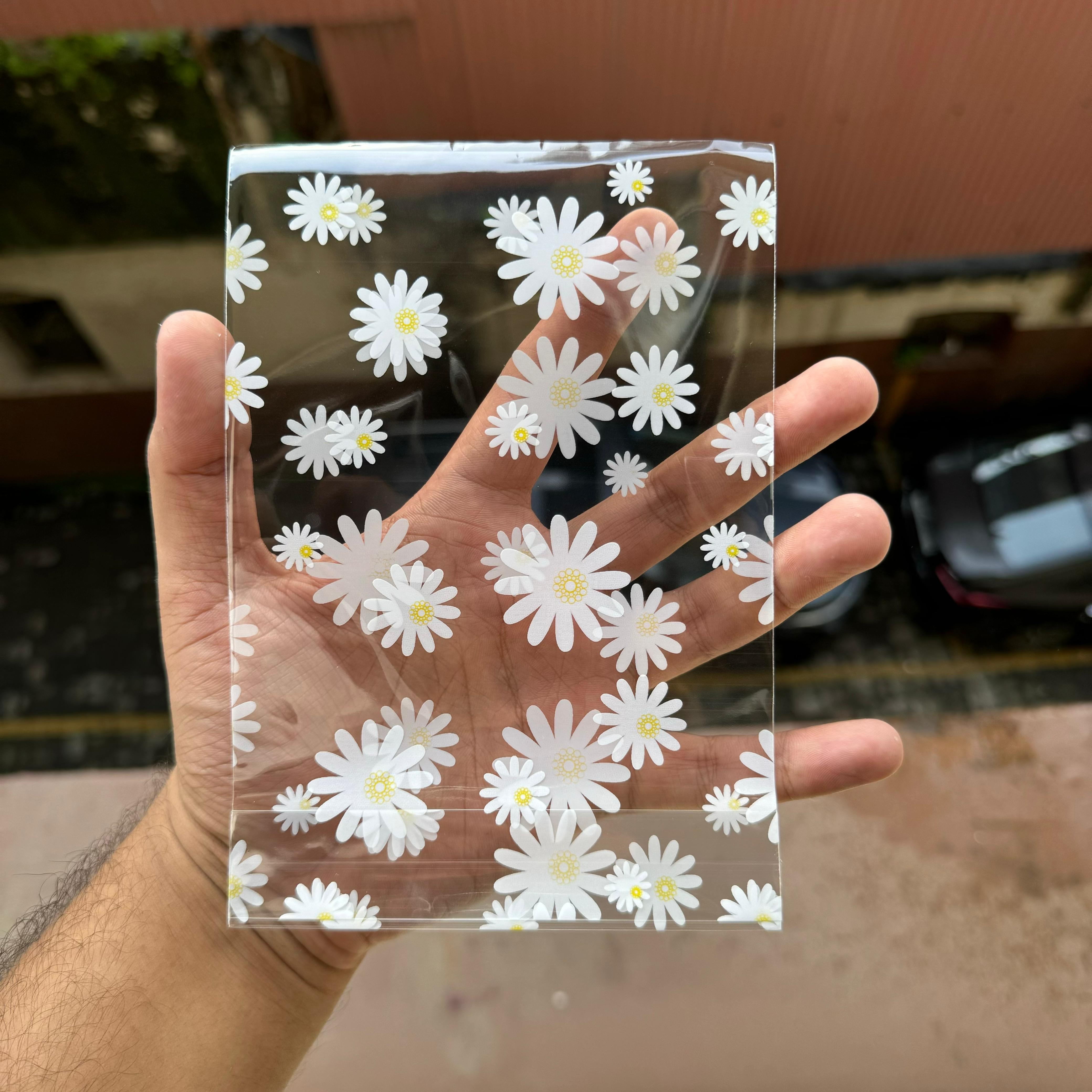 Daisy Cookie Bag / Pouch (4x6 inch)