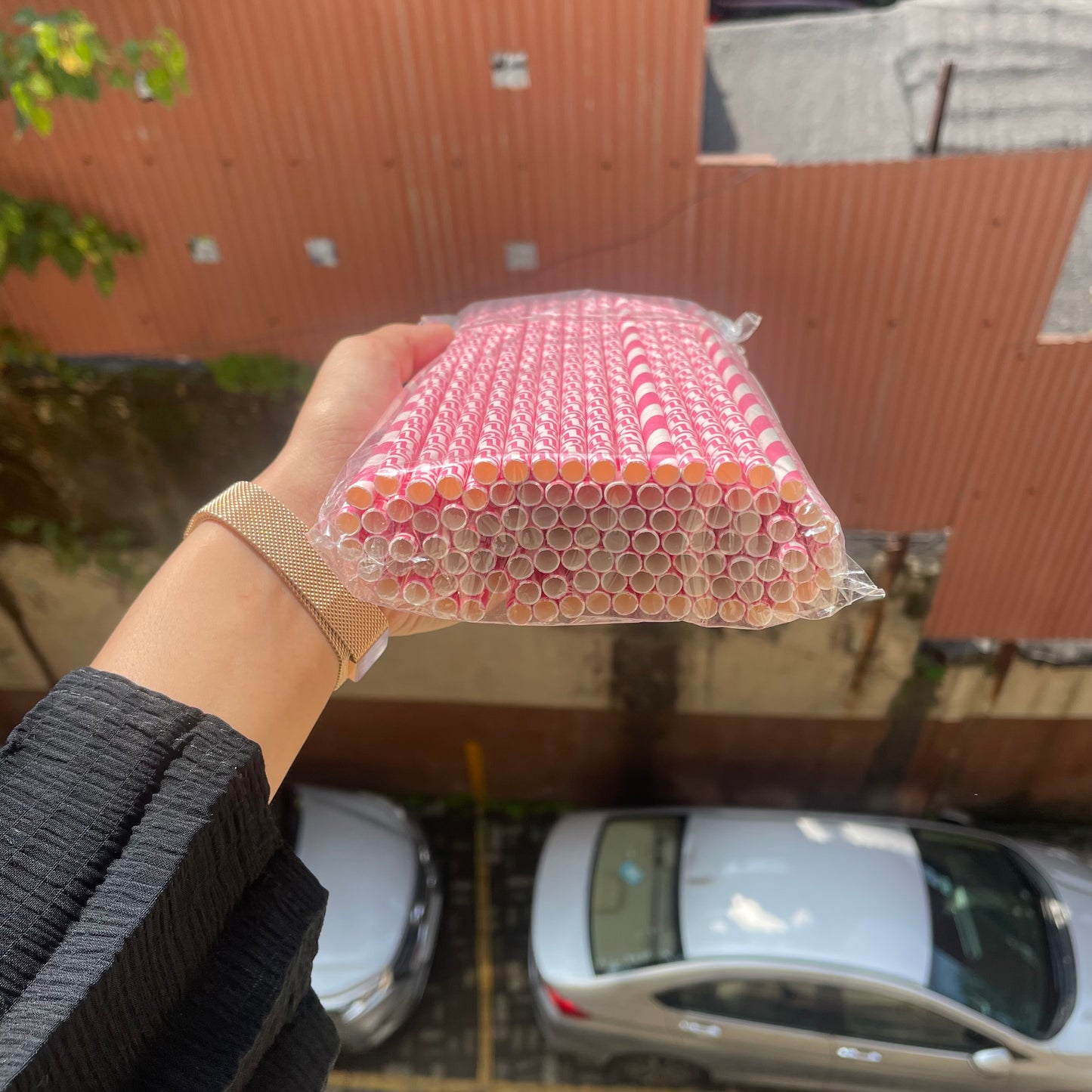 Paper straws 100pc pack