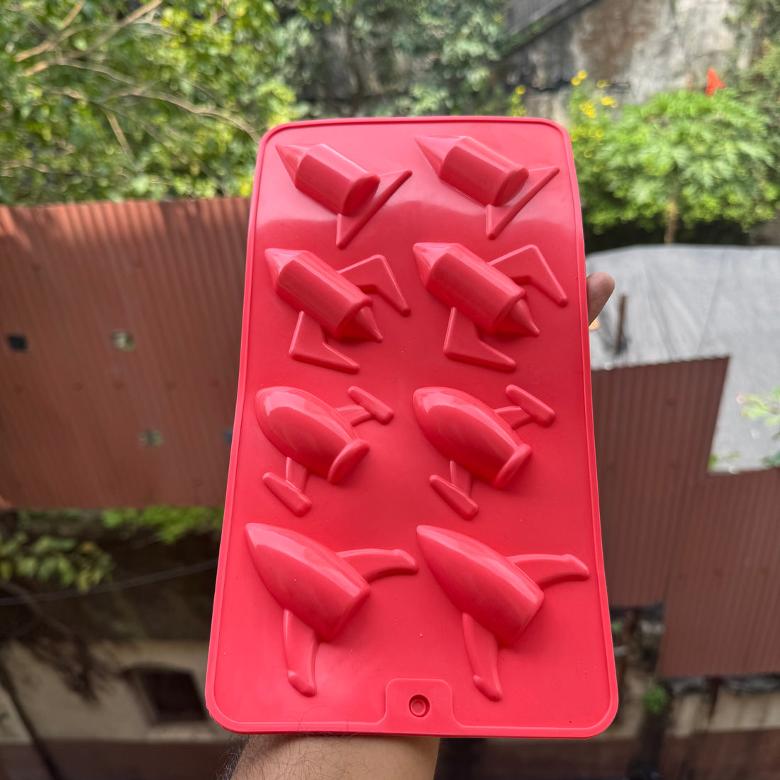 Diwali ~ Rocket Silicon Mould 8in1 (1pc)