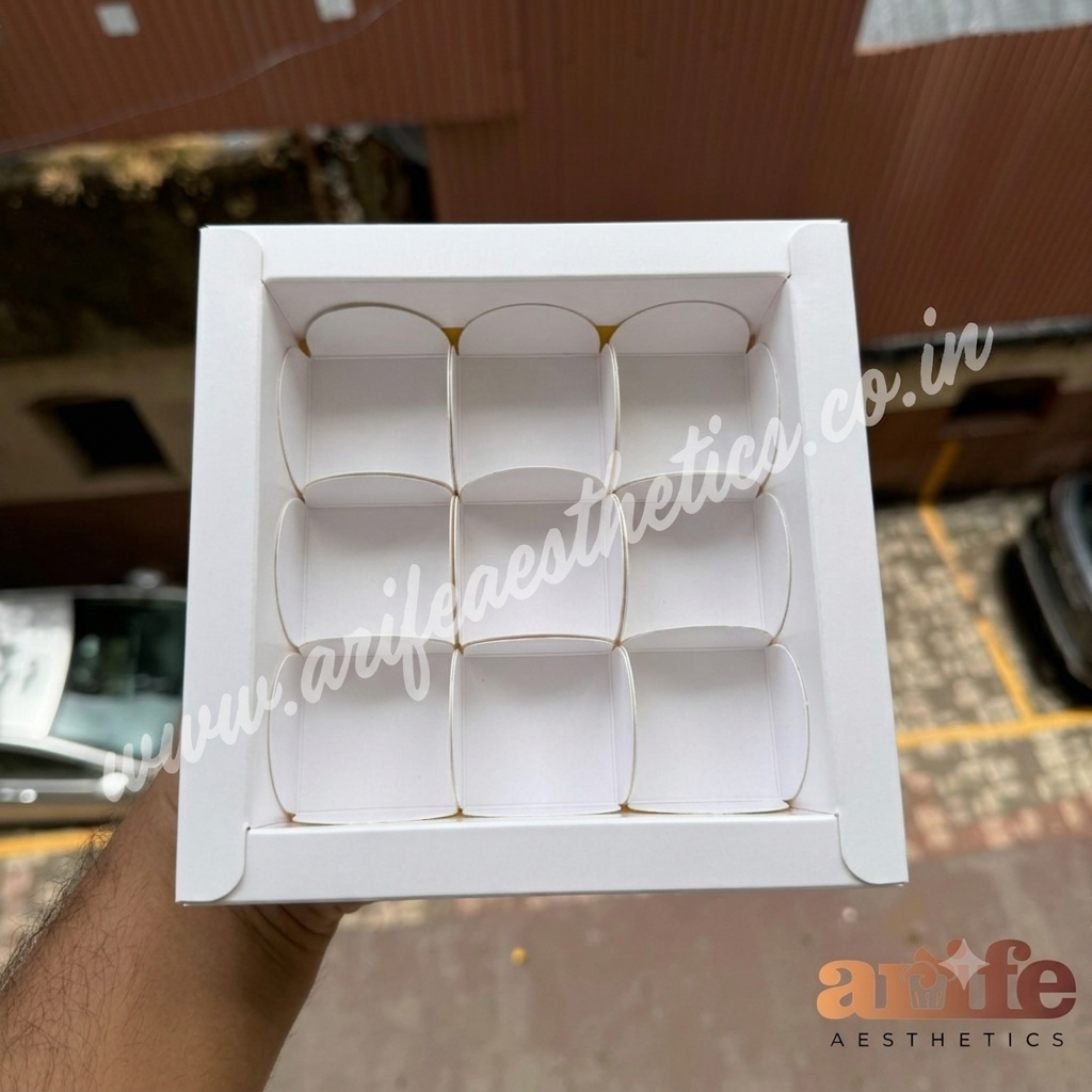 9 Cavity Chocolate Box (10pcs)