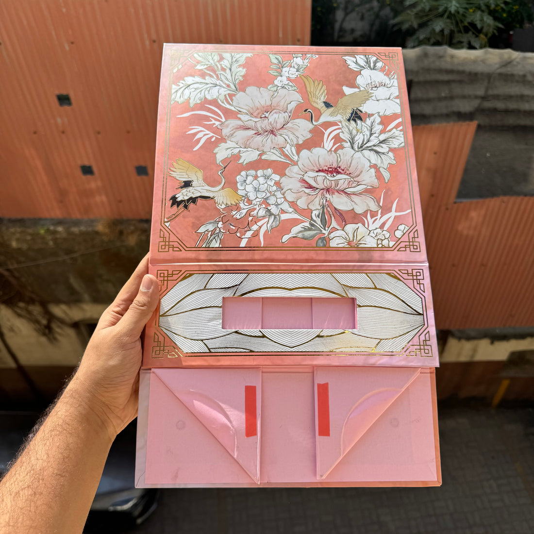 Bespoke Printed Collapsible Box 10x10x4inch