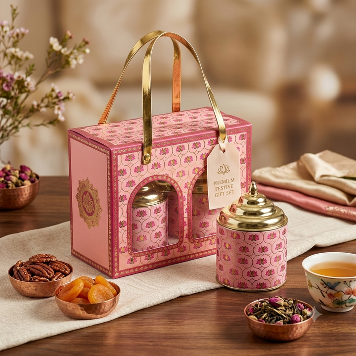 Pink Heritage Twin-Jar Festive Box
