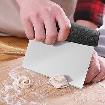 Bench Steel Scrapper Plastic Handle