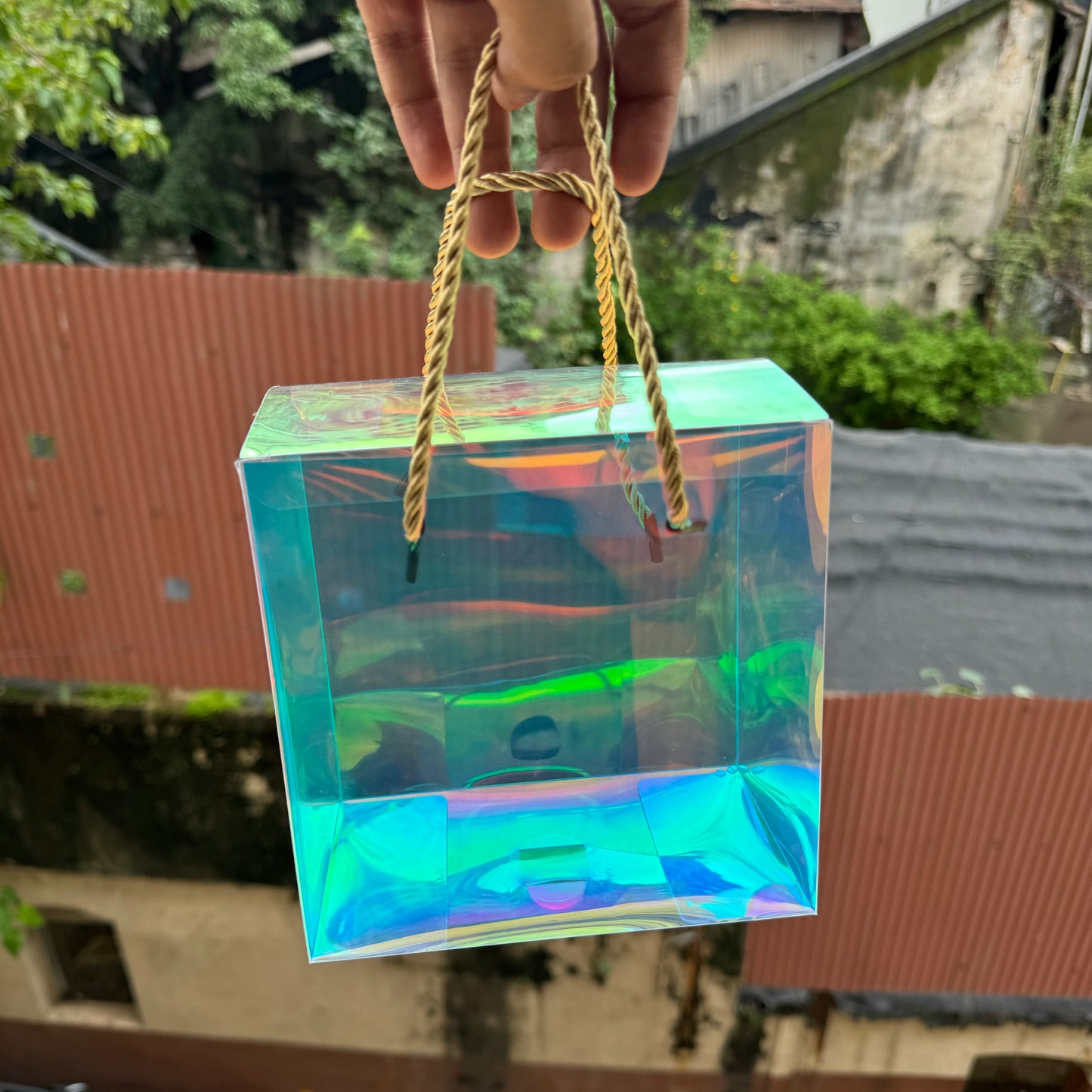 Holographic Hamper Bag