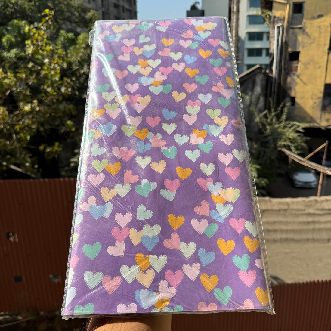 Pastel Heart Wrapping Paper (25 pc)