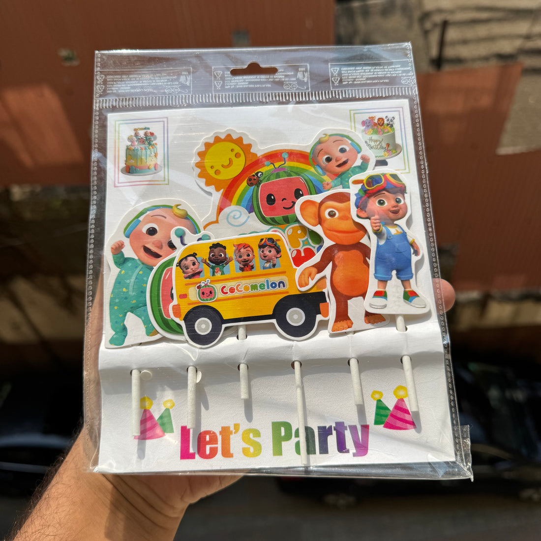Cocomelon Paper Topper Set
