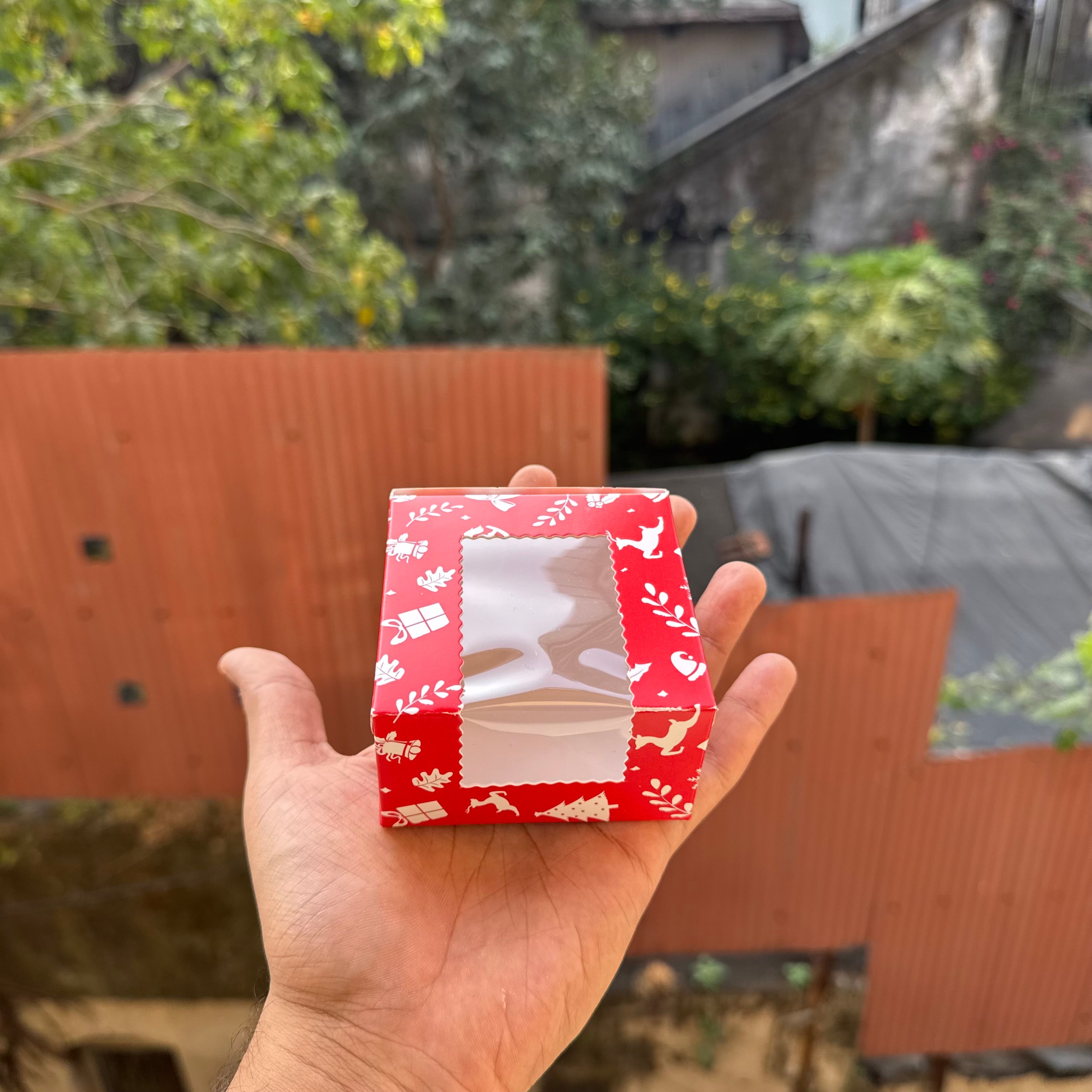1 in 1 Brownie / Cookie Box (10pcs) Christmas | Xmas Elements