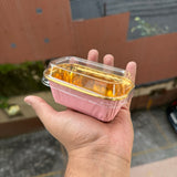 Mini Metallic Loaf Liner With Lid - Bake And Serve (10pc)