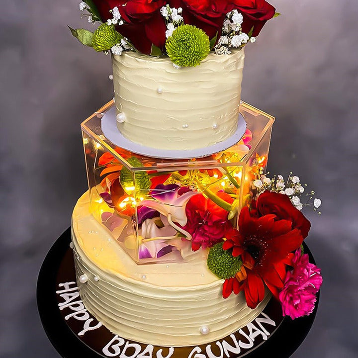 10inch Hexagon Acrylic Cake Spacer