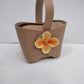 Floral Purse Style Hamper Bag 3inch (10pc) • Beige