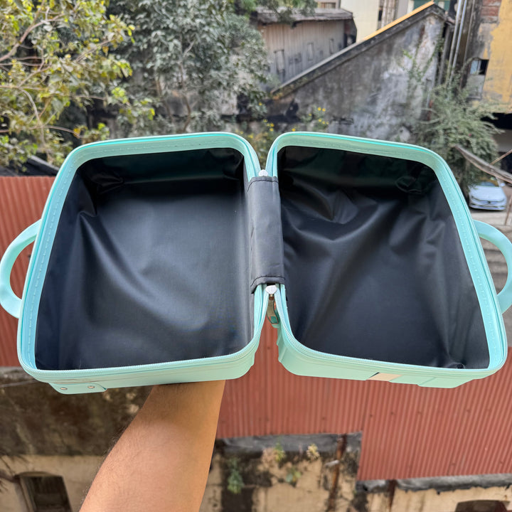 Aqua Blue Mini Suitcase Packaging For Hamper 1pck
