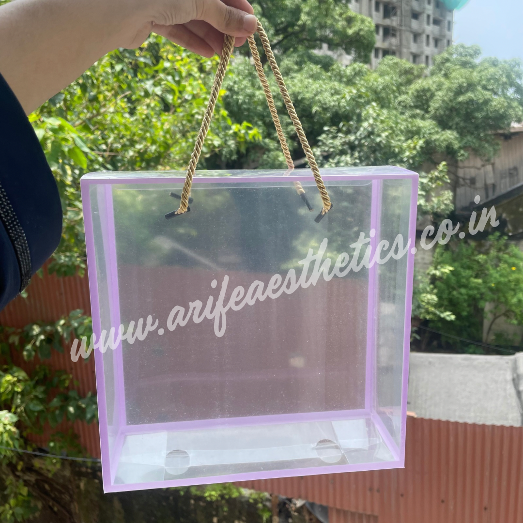 DIY Pvc Hamper Bag 10x10x3.5inch