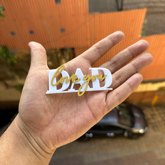 Father’s Day Double Acrylic Charm (1pc)