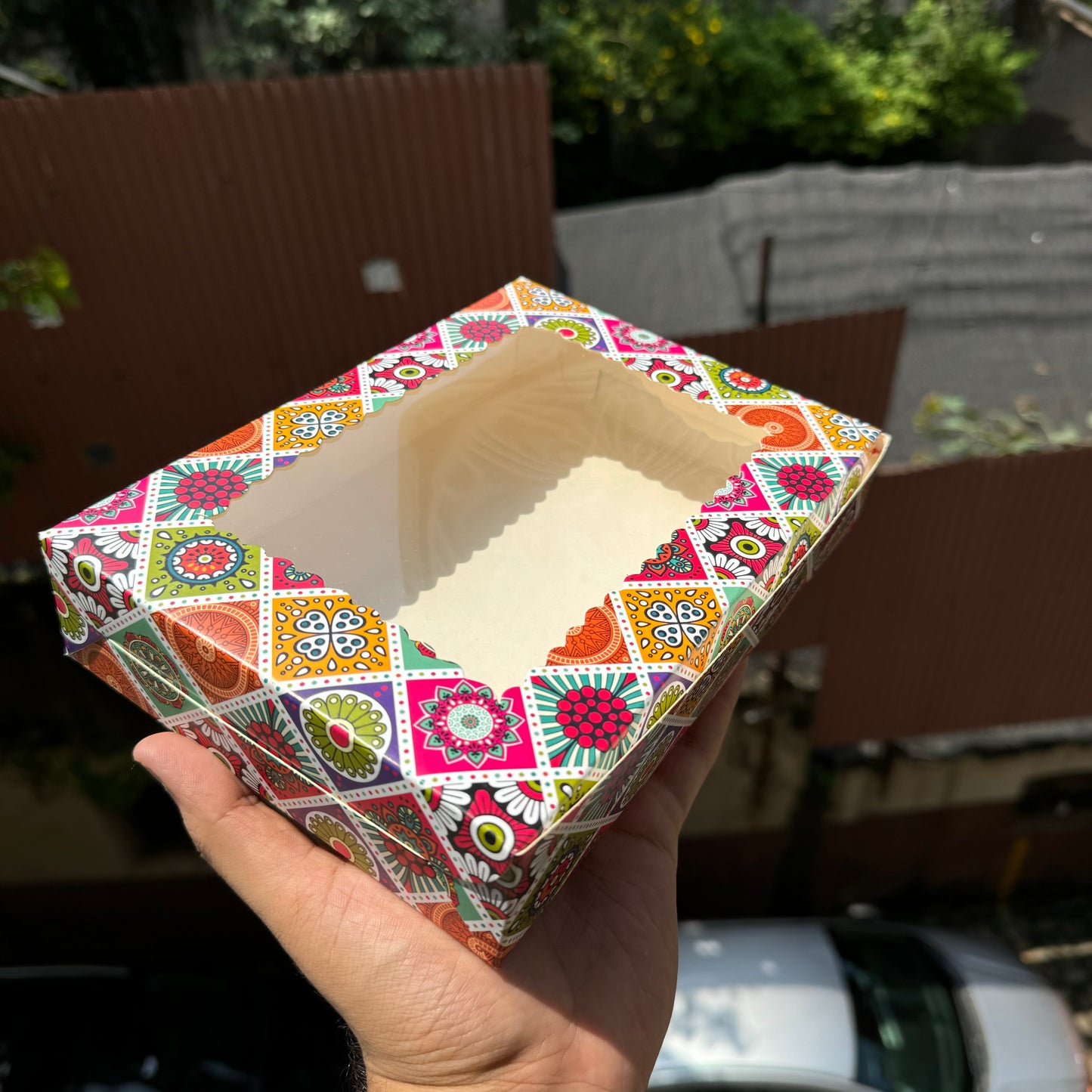 6 in 1 Brownie / Cookie Box Printed (10pcs)