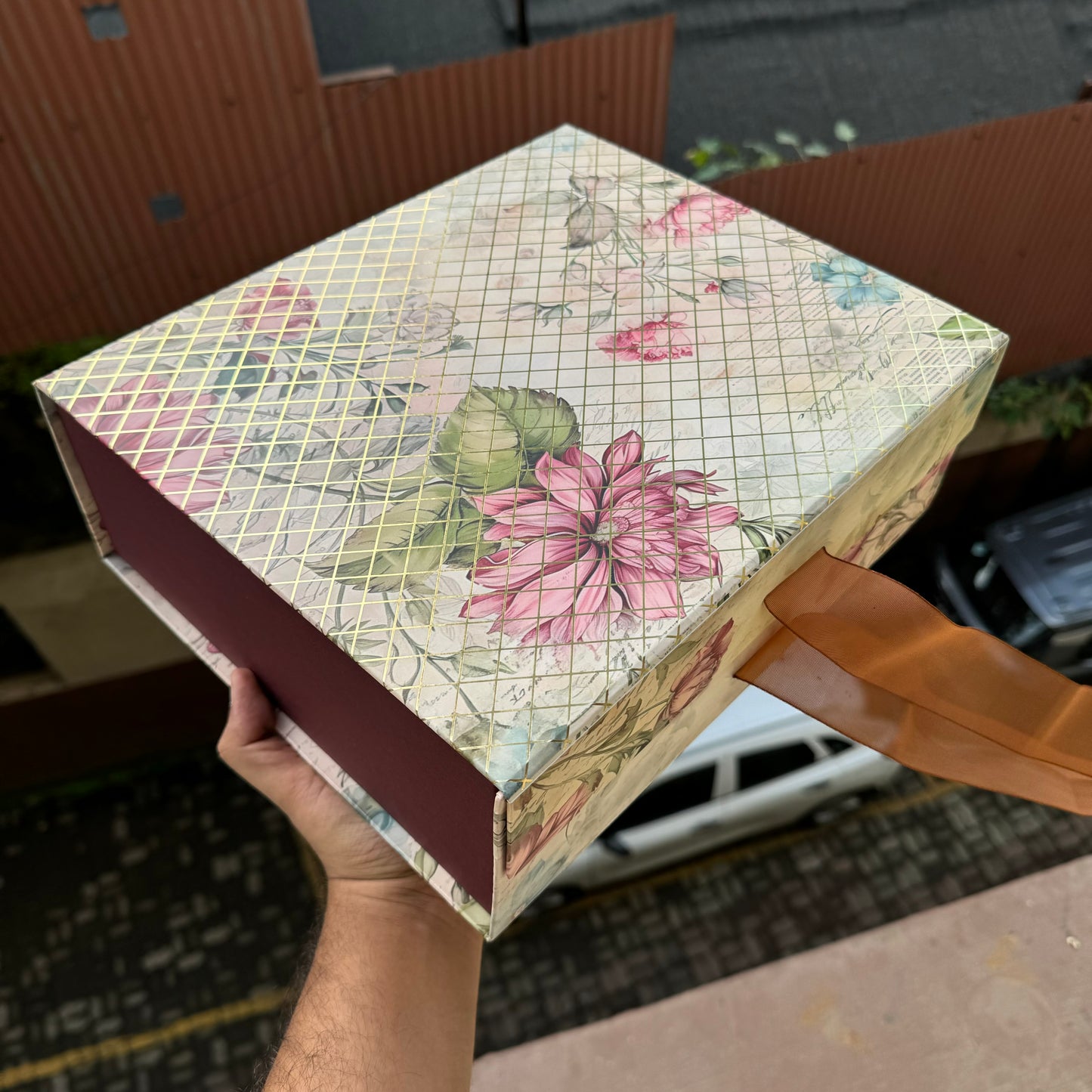 Floral Collapsible Boxes