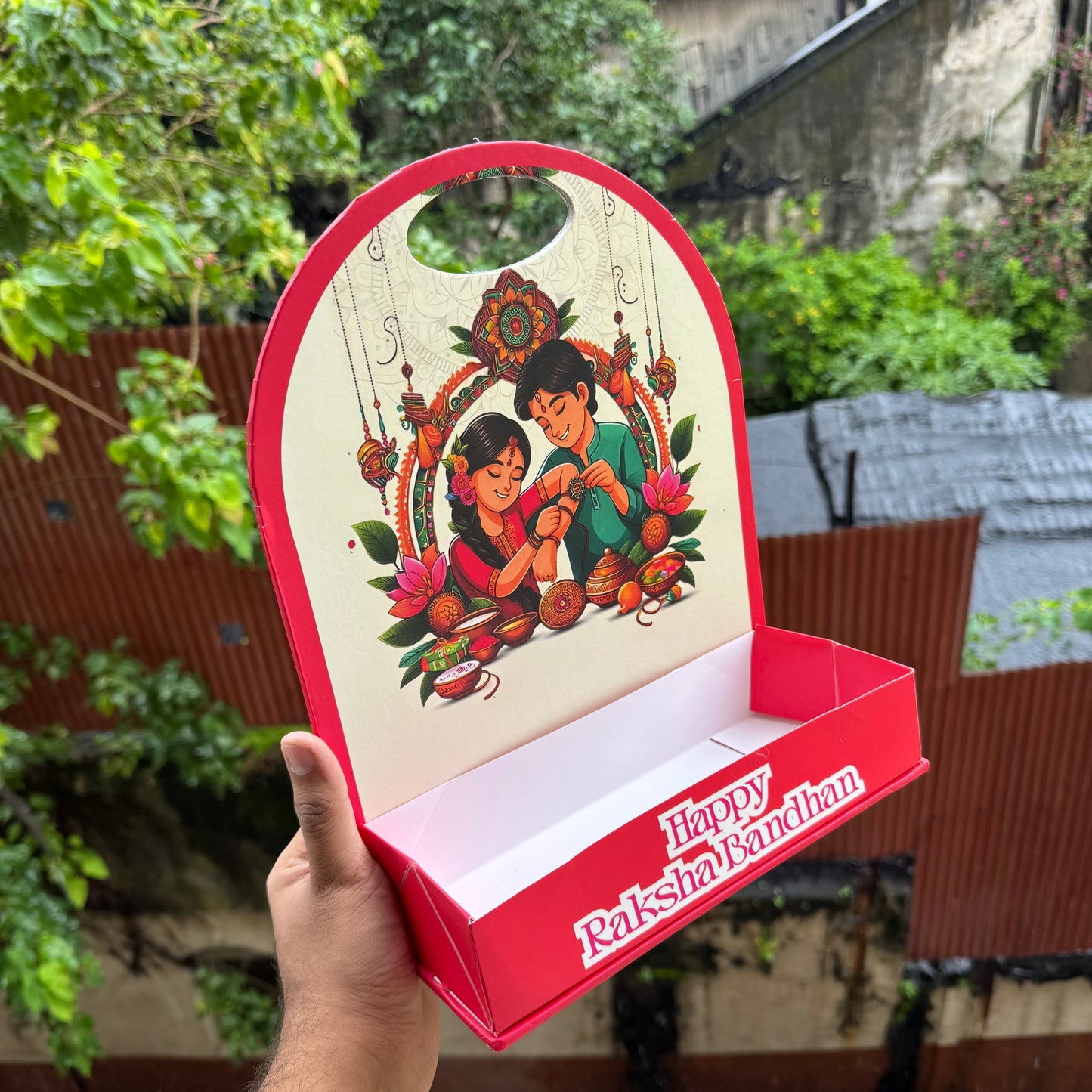 Collapsible Rakhi Hamper Stand