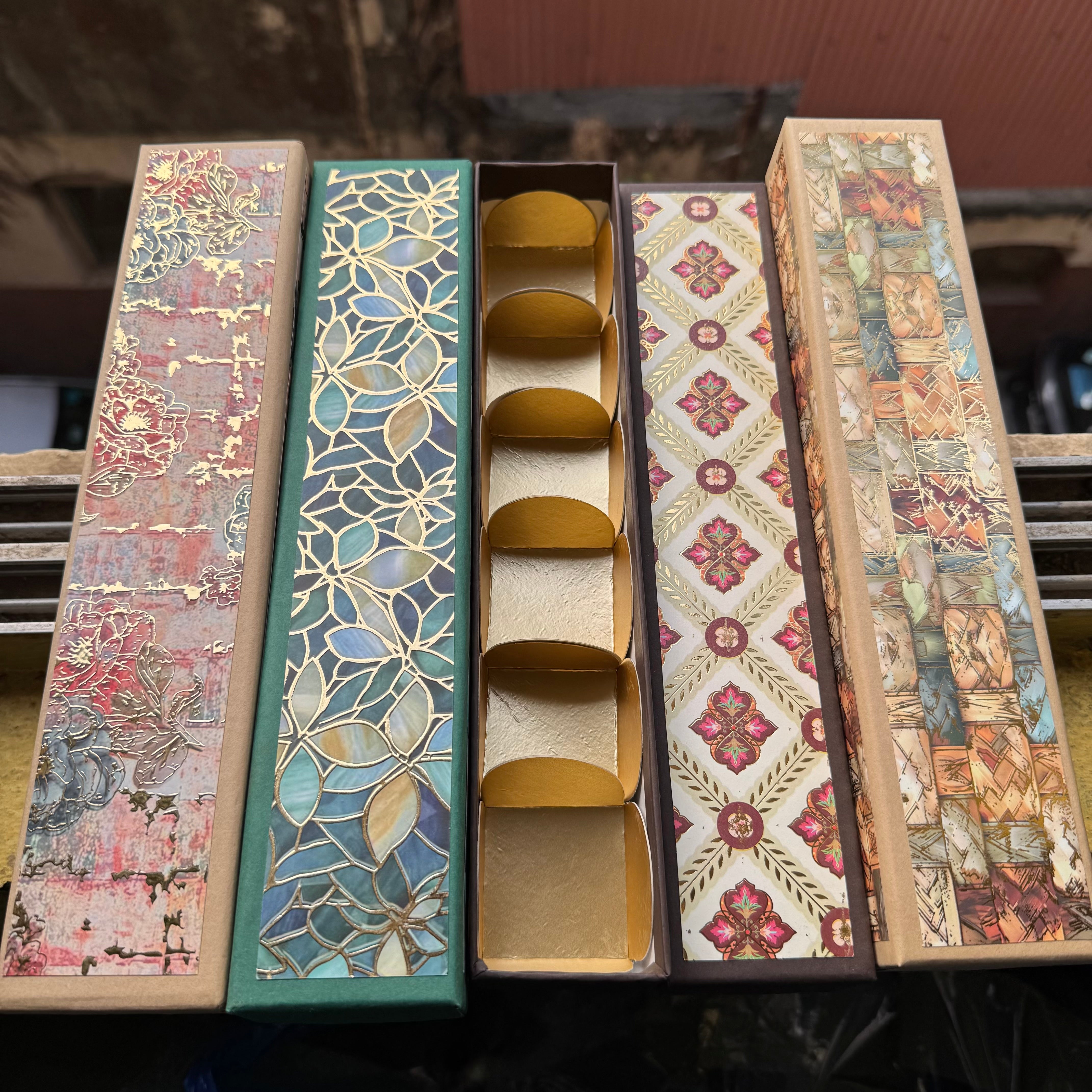 Foiled Premium Rigid Chocolate / Baklava / Truffle / Mithai Box