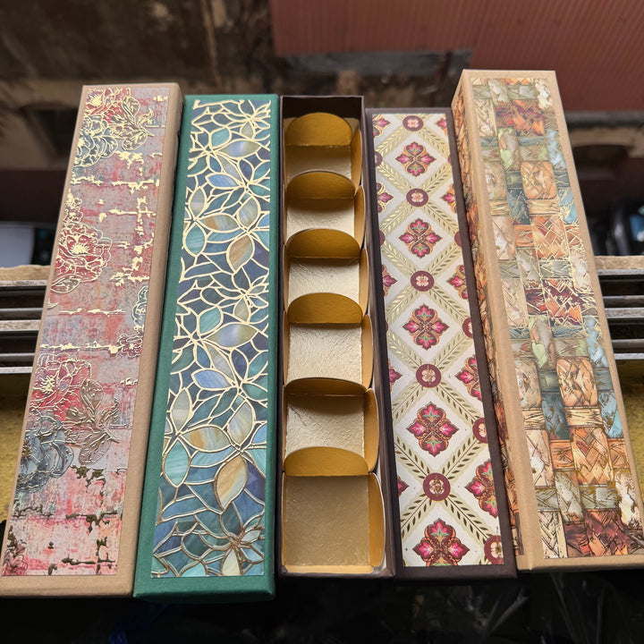 Foiled Premium Rigid Chocolate / Baklava / Truffle / Mithai Box