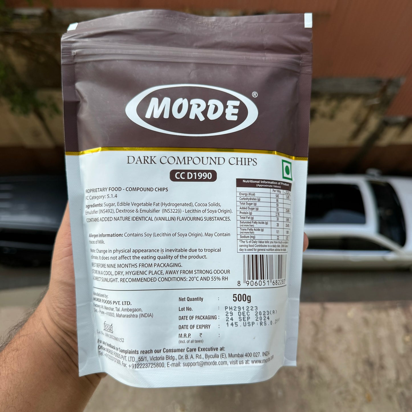 Morde Dark Compound Choco Chips