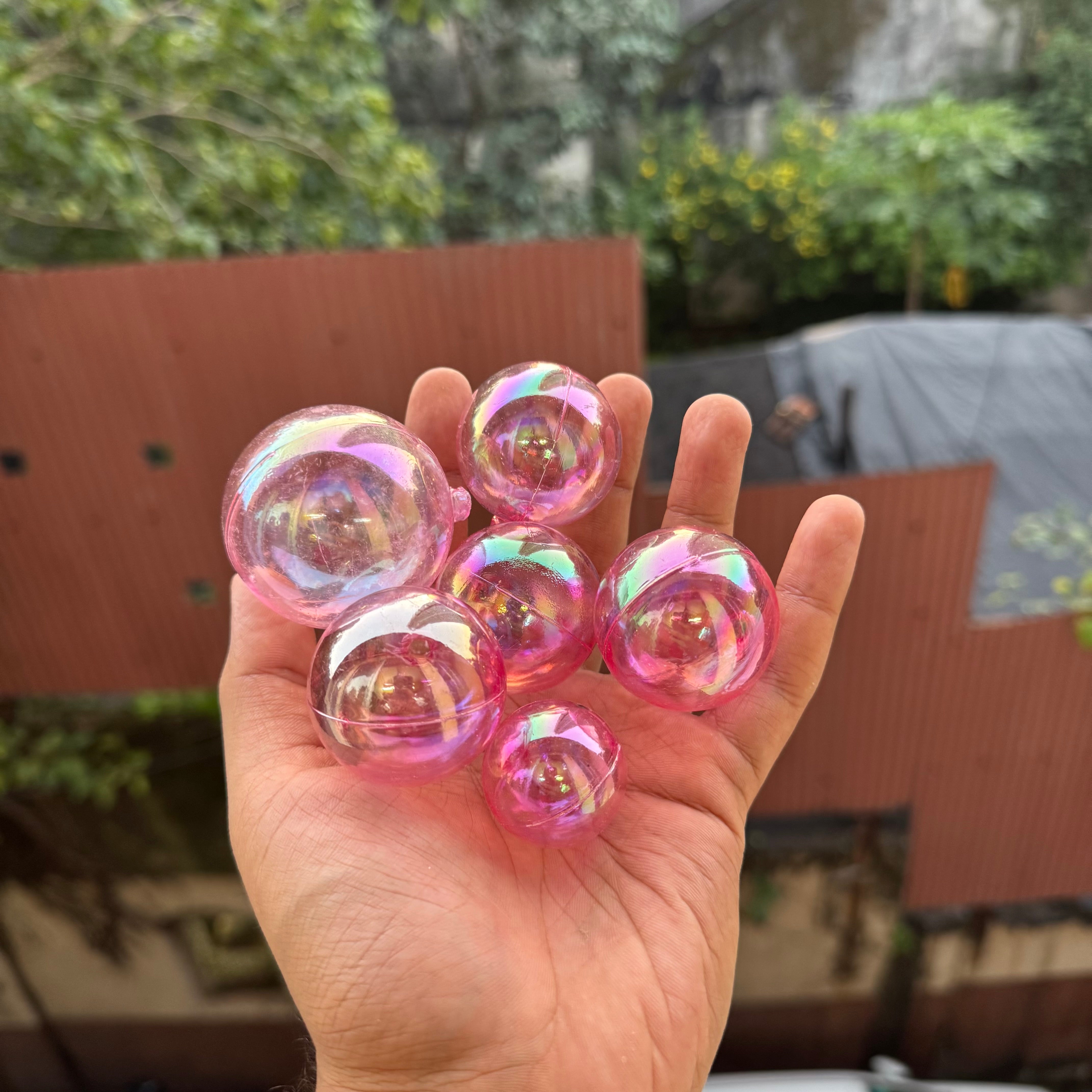 Crystal Faux Ball Pink