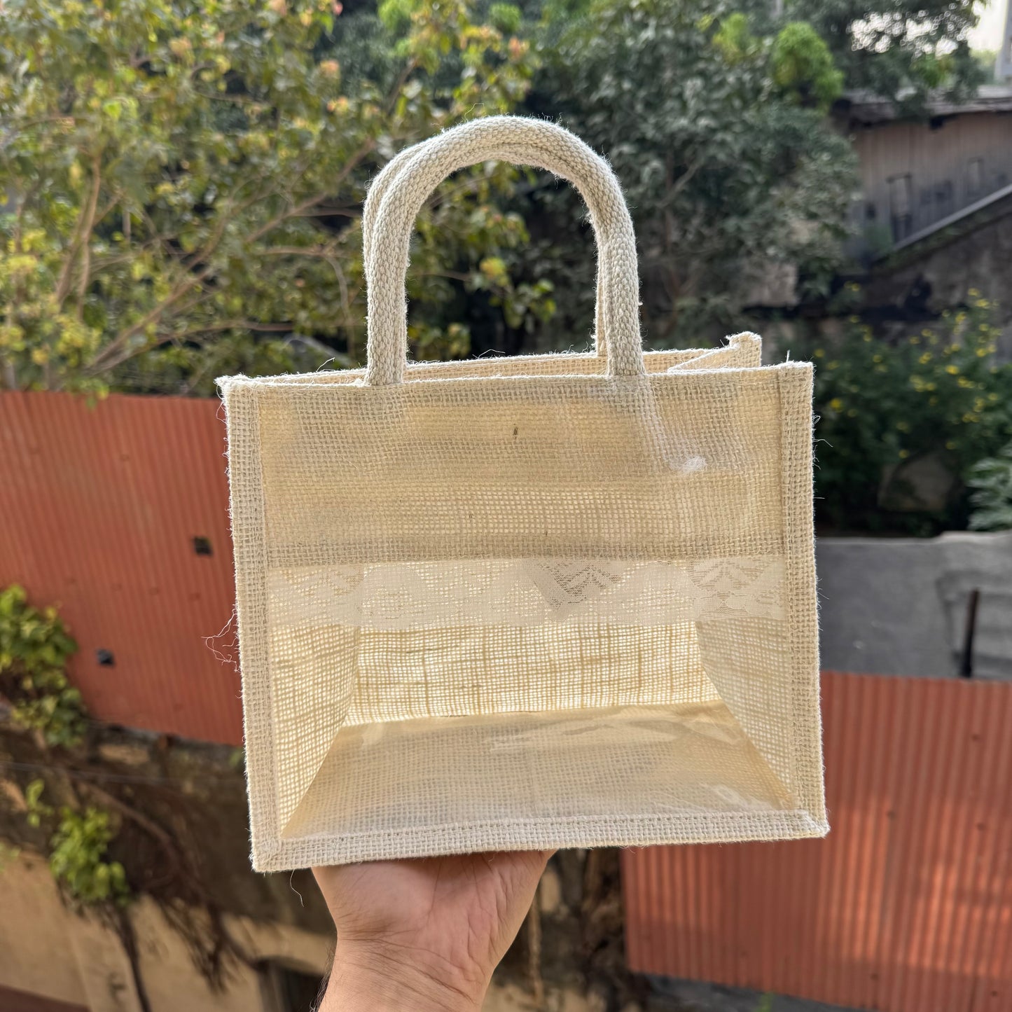 Wedding Room Hamper / Jute Bag 8x6x4inch - 1pc