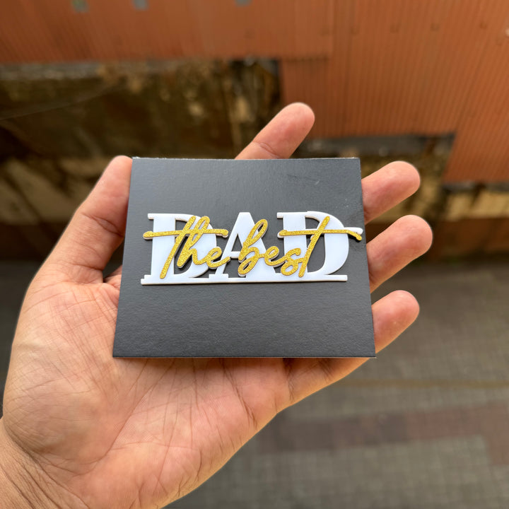 Father’s Day Double Acrylic Tag